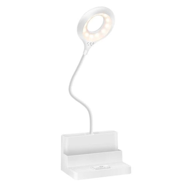 Lampor 3 i 1 led USB laddning läsbokslampa vit