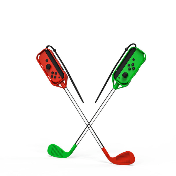 Switch Golf Grip Mario Golf Rush Left and Right Bar End Game Grip Double -paketti Green and Red