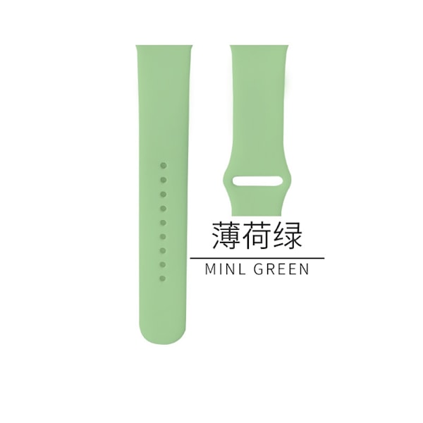 Urrem til Apple Watch iWatch Gældende: 1-9 generation/SE 38/40/41mm/S10:42 Standard 16 mintgrøn