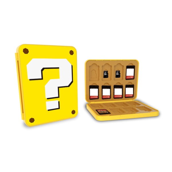 Til Switch Cassette Opbevaringsboks NS Lite Magnetic Cassette Mario Theme Udsøgt mønster Question Mark