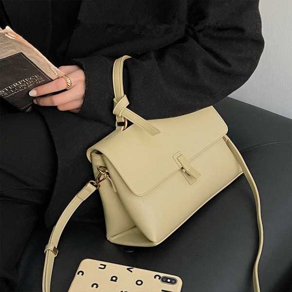 Naisten naisten käsilaukku kuvioitu laukku Peach Wood Vintage Crossbody käsilaukku suuri kapasiteetti Truffle black-small