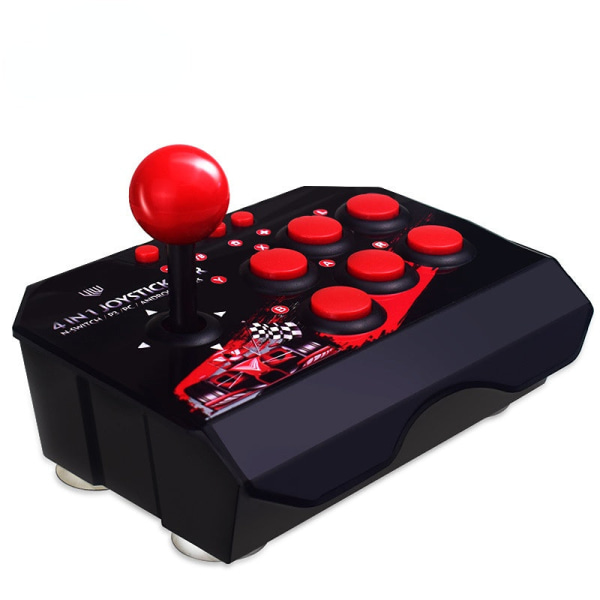 Til Switch/PC/PS3/Android GamePad Cradle Dobbelt Arcade Rocker Wired Fighting Cradle
