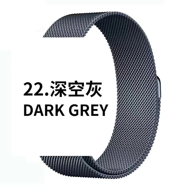 Klockarmband för Apple Watch iWatch 38/40/41/10:e generationen 42mm universal rymdgrå