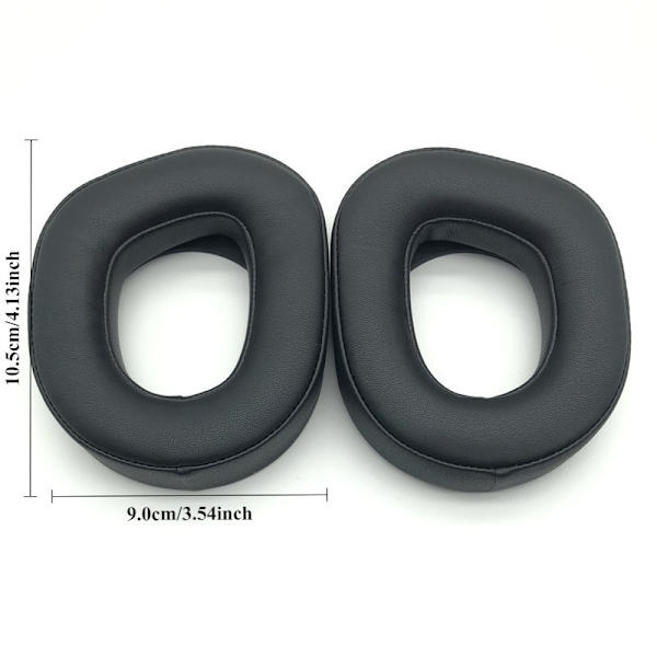 1 par PU svarta öronkuddar för Turtle Beach Stealth 700 Gen 2/700 Gen2 MAX