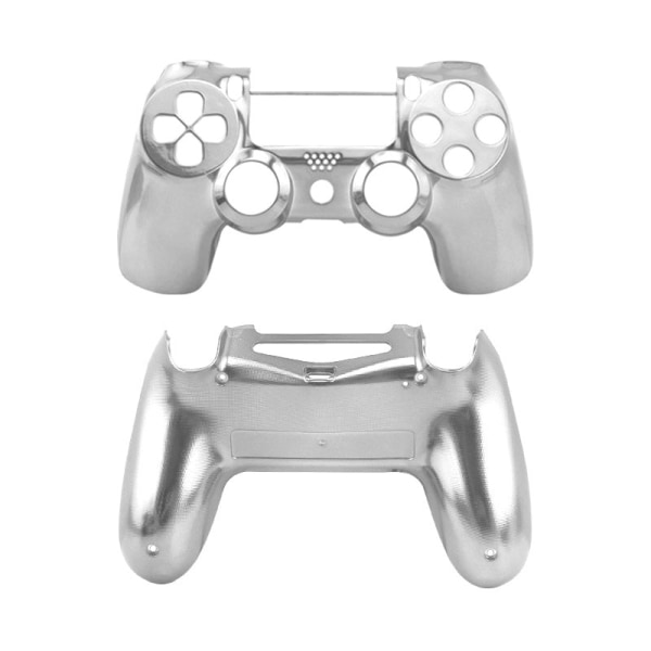Til PS4 Slim Håndtag Øvre og Nederste Cover PS4 Håndtag Erstatningsskal galvanisering Silver Gray