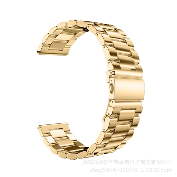 Klockarmband för Apple Watch iWatch för 38-40-41mm trestålsarmband - guld högkvalitativt