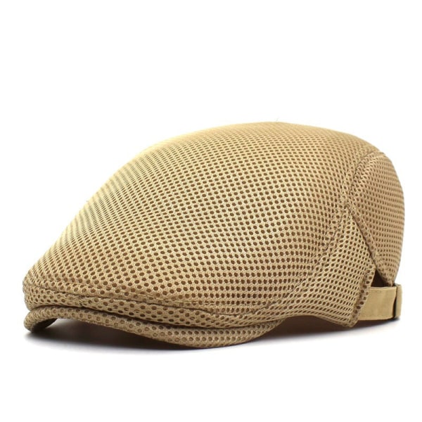 Baskerhatt 2022 sommar Andas Mesh Sunshade cap Khaki Adjustable