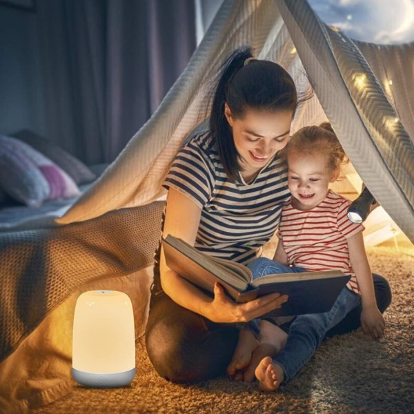 Lamper berøringsnatlampe til børn, der kan dæmpes sengelampe