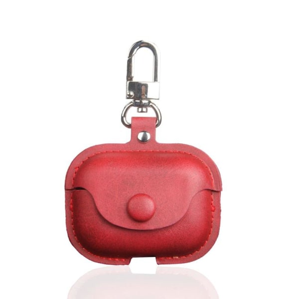 Somatisk celle Diplomati beundre Taske Beskyttende læder taske spænde til Apple AirPods Pro Red #1 ec9c |  Fyndiq