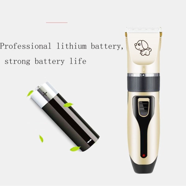 Elektrisk hundehårtrimmer USB-lading Hårklipper for hundedyr Oppladbar kattehårfjerner Stelling Packaging H