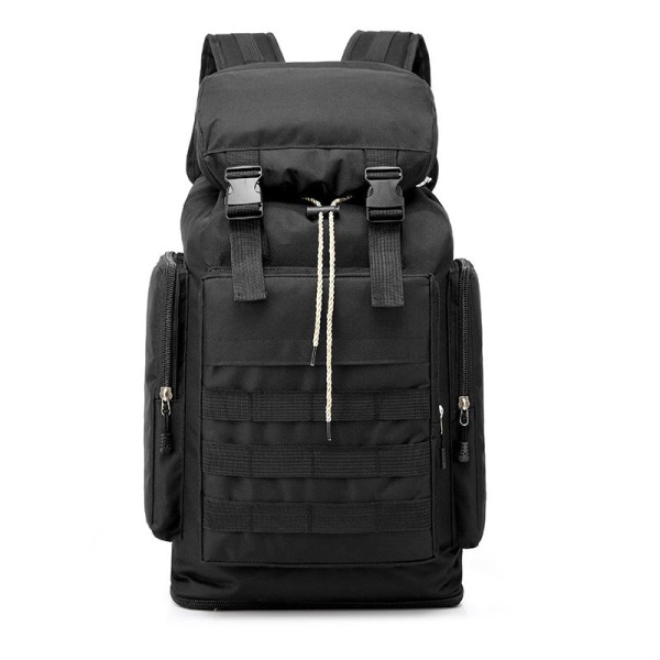 Ryggsäck Stor kapacitet Vandring Resor Shiralee Camouflage Black