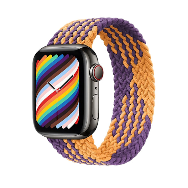 Kellon ranneke Apple Watch iWatch 38/40/41mm violetti keltainen