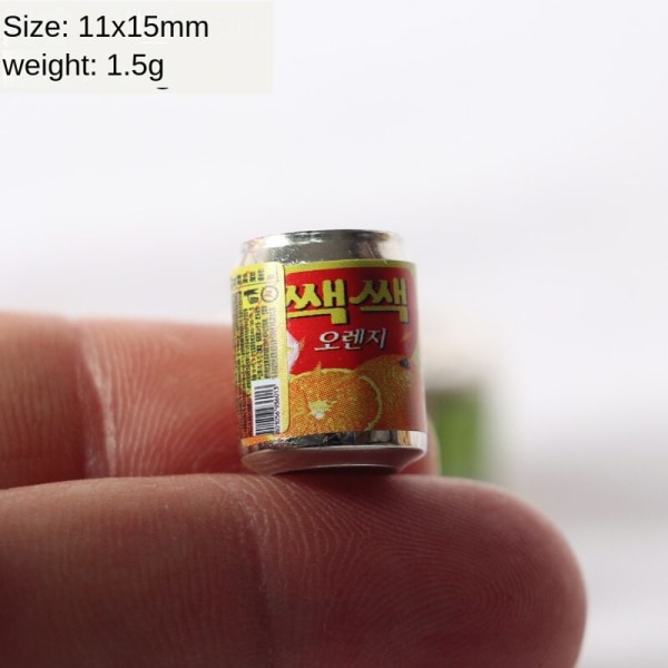 Miniatyrmöbler Leksak Dockor Hus Gör det själv Dekoration Tillbehör Miniburkar Dryckesflaska Apple