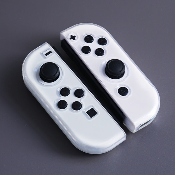 For Nintendo Switch Håndtak Sleeve TPU Silikon OLED for Joy-Con Håndtak Tilbehør Periferutstyr Frosted