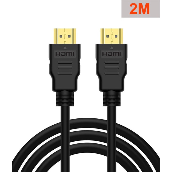 HDMI-kabel 2.0 HD 4K for Switch OLED, Ps5, Xbox Series dedikert tilkobling for spillkonsoll Black 2 m