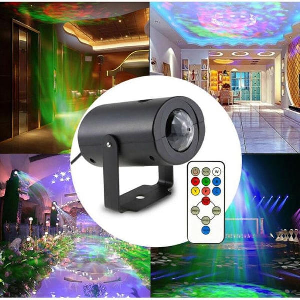 Moving Full Sky Star Laser Projector Landskapsbelysning Rød og Grønn Julefest LED Scenelys Utendørs Hage Plen Laserlampe EU plug