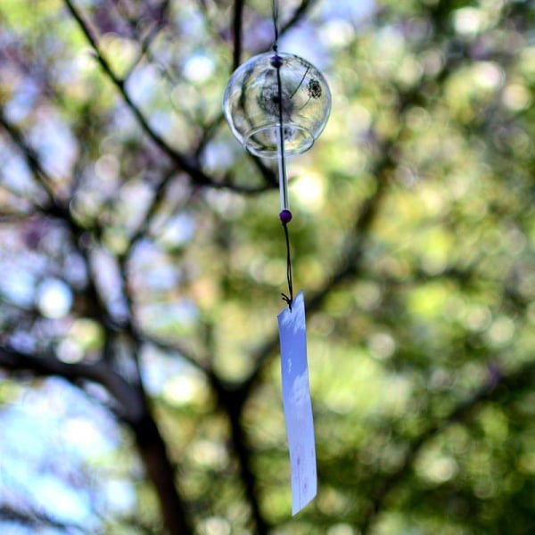 Vindklokker Glasklokke Kreativ Soveværelse Pendler Meditation Sommer Snowflake