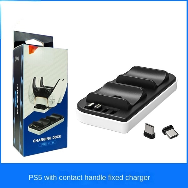 För Ps5 Wireless Handle Charger Ps5 Dual Handle Charging Base 4 Contacts Converter