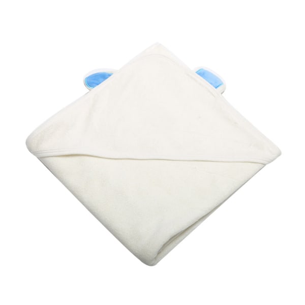 For barn Badehåndkle med hette Bambusfiber født Baby Swaddling Dyne Sommer Klimaanlegg Klem teppe 天蓝色 500  75*75cm