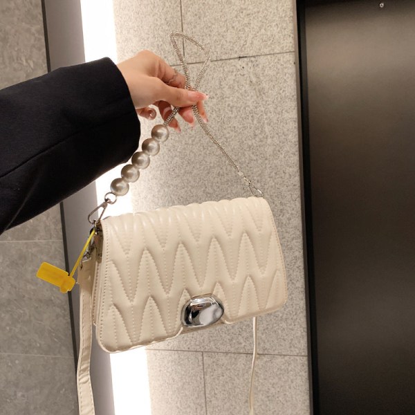 Kvinder håndtaske Hånd Skulder Crossbody Underarm Mobiltelefon Beige