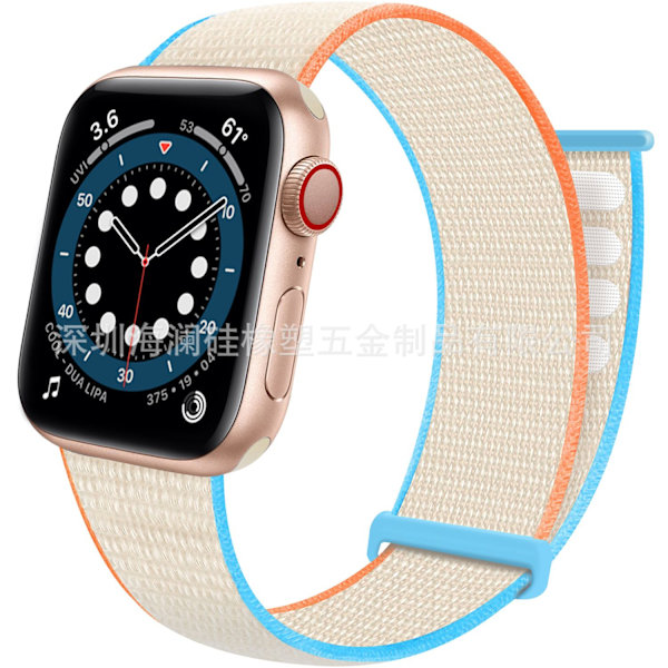 Klockarmband för Apple Watch iWatch 38/40/41/series10-42 mjölkvit