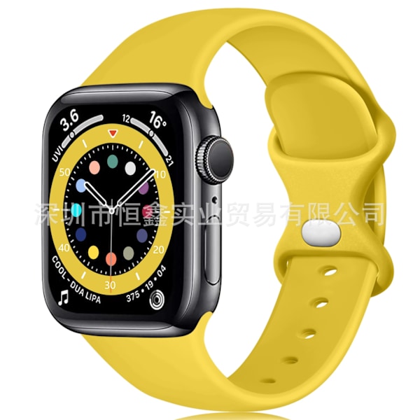 Kellon ranneke Apple Watch iWatch 38/40/41 S/M Mango Keltainen