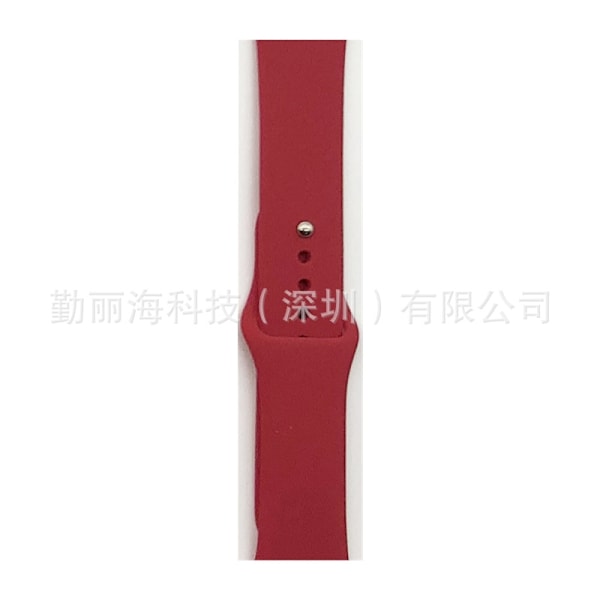 Klockarmband för Apple Watch iWatch 42/44/45/49mm standardstorlek SM kod mörkröd