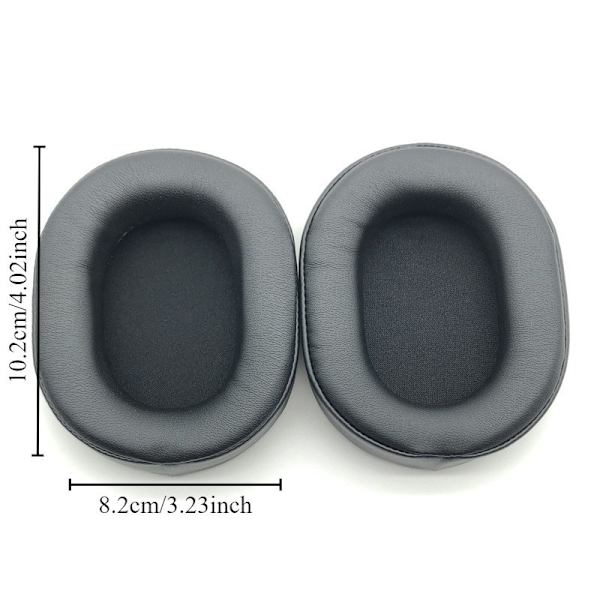 1 par svarta öronkuddar med spänne för American Corsair CORSAIR HS55/HS55 PRO/HS65