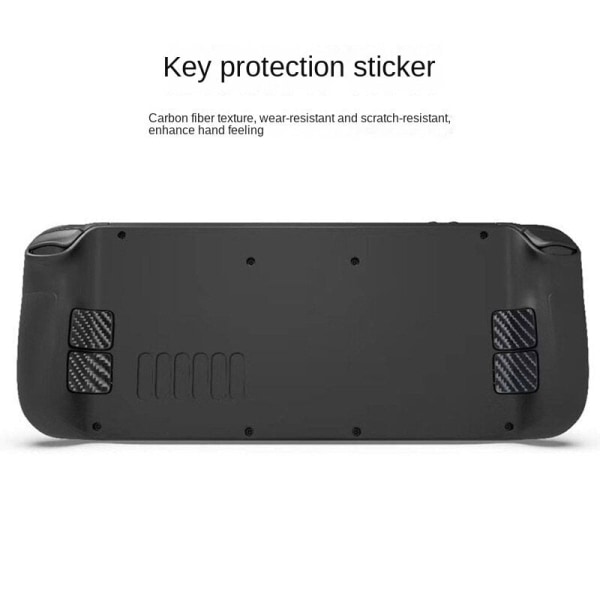 For Steam Deck Host Protection Sett Dust Plug Button Touch Pad Sticker Silikon Joystick Cap