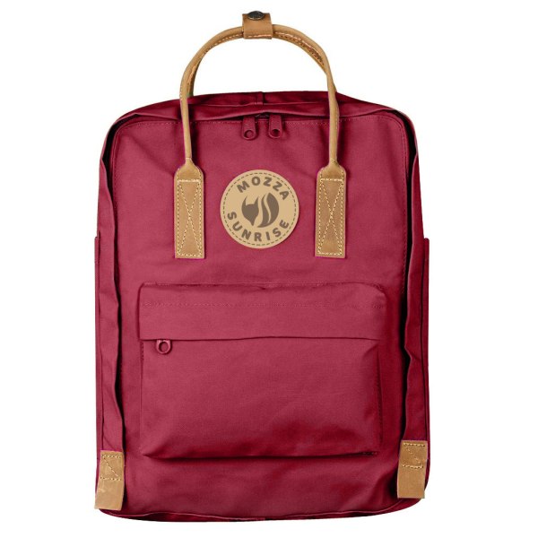 Naisten tyttöreppu olkalaukku koululaukku Fox Second Generation Pu Waterproof Student Wine Red 29*20*10cm