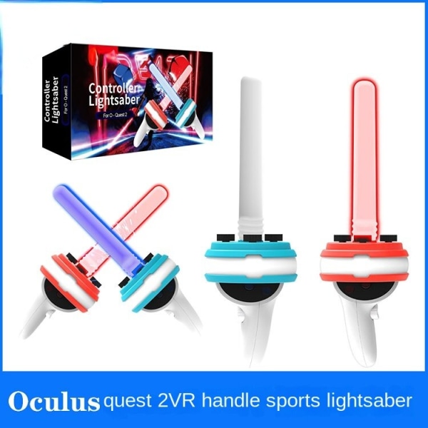 för Oculus Quest2 VR Handtag Sports Light Sword Dubbelpaket Lämplig för Rhythm Light Sword