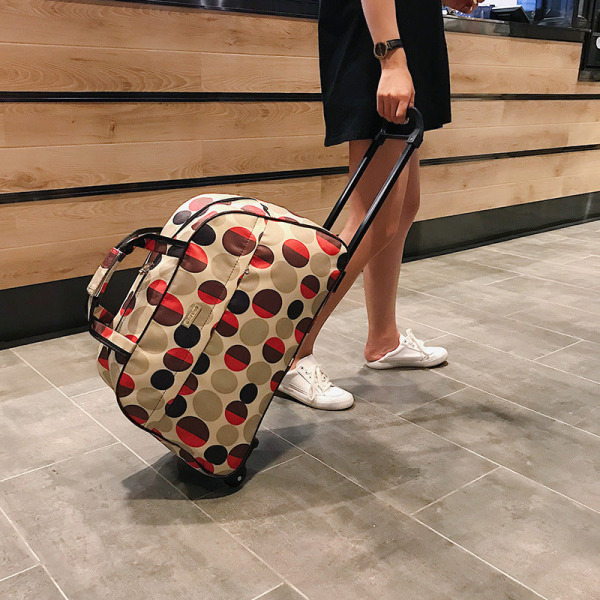 Stor rejsehåndtaske Bagagetaske Mode Vandtæt Bagagetaske Red Large Size