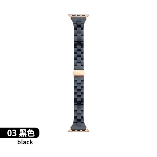 Urrem til Apple Watch iWatch 38/40/41/42MM sort-03