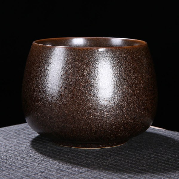 Askfat Jianshui Skål Te Stor kopp Tvättad Keramik Set Tebricka Te Ceremoni Bestick Skrivborste Diskmaskin Askfat Other Zen cylinder-Brown (small)