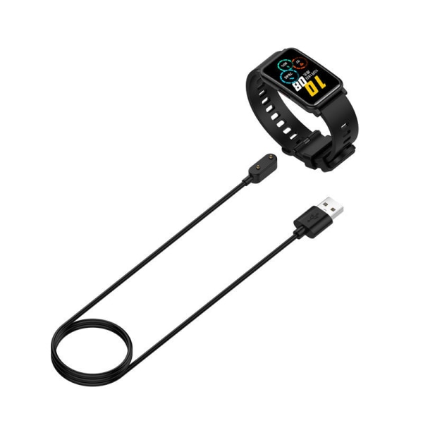 USB laturin latauskaapeli, joka on yhteensopiva Huawei Watch Fi:n kanssa Black