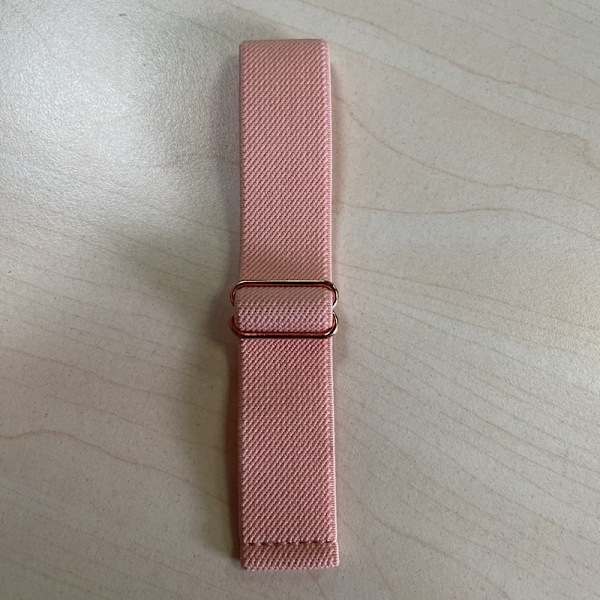 Kellon ranneke Apple Watch iWatch 20mm leveys Nro. 7 vaaleanpunainen hiekka väri