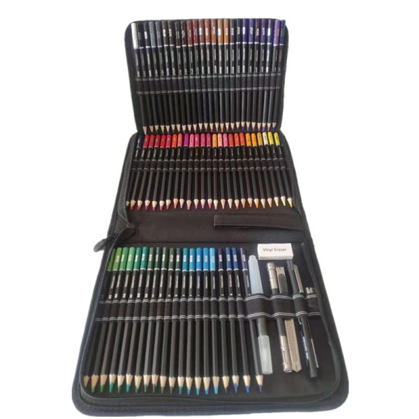 78 stk Vannløselige fargeblyanter Profesjonelle maleverktøy