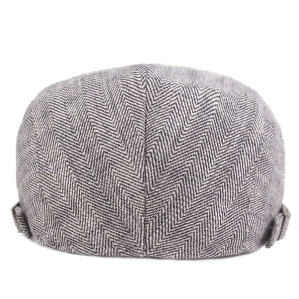 Baretti Hattu kalanruotohuippukorkki Taiteellinen cap baretti Miesten hattu Advance Hatut Vanha hattu Gray Adjustable