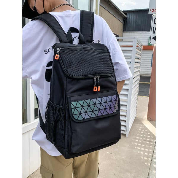 Kouluopiskelijareppu College Bookbag -matkalaukku Suurikapasiteettinen fitness Gray