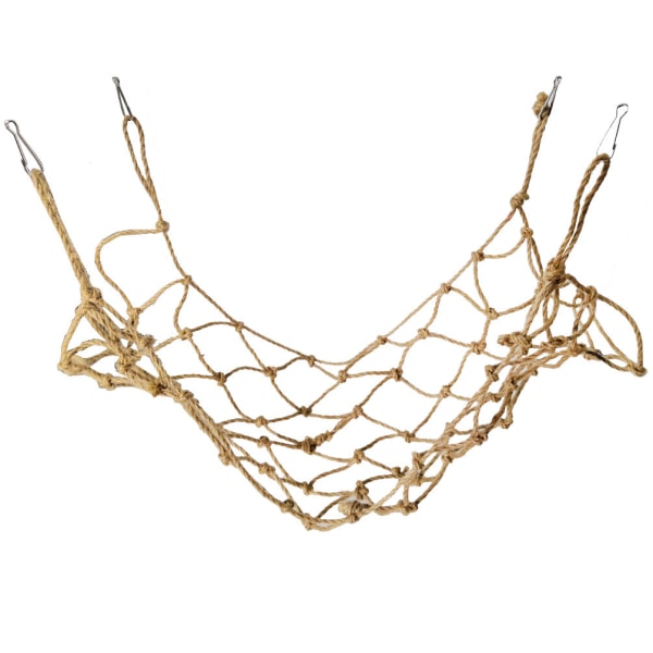 Safe Non-Toxic Bird Toy Parrot Bird Hemp Rope Climbing Net Hamster Pet Universal Climbing Net Large Size