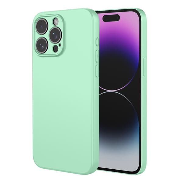 Etui til iPhone 17 Pro Max Matcha Grøn Hud-Følelse Flydende Silikone
