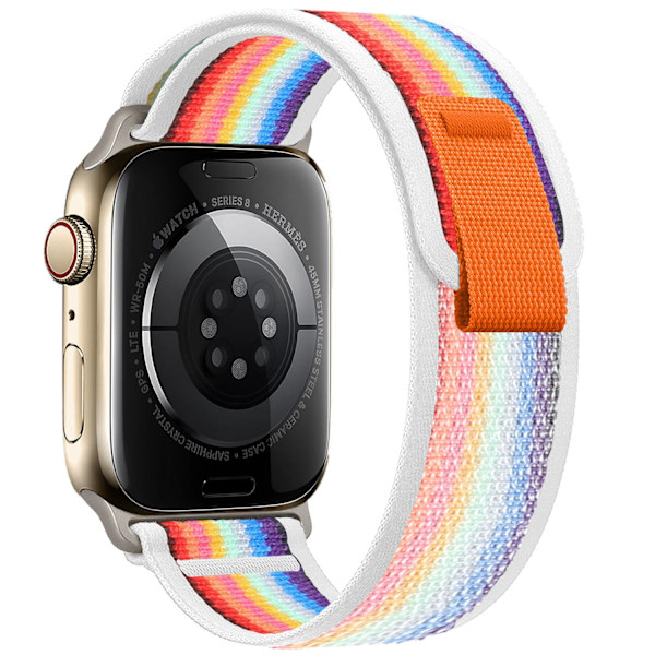 Klockarmband för Apple Watch iWatch 38/40/41/42mm Regnbåge