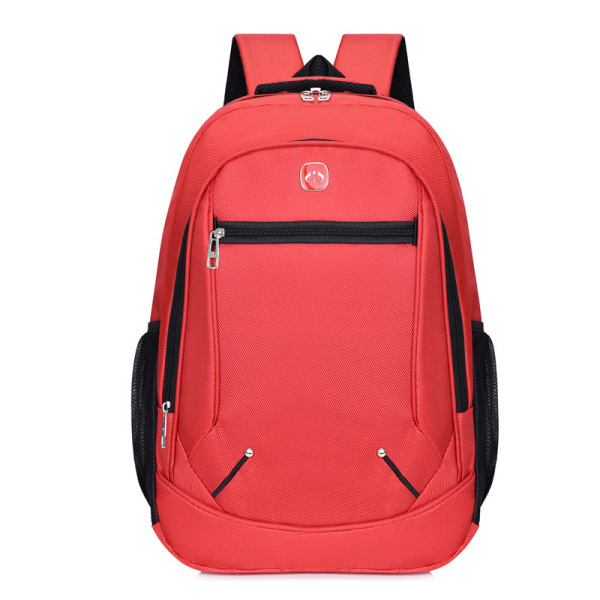 Kouluopiskelijareppu College Bookbag Matkalaukku Oxford Kangas Vapaa-aika Suuri kapasiteetti ulkona Red 15.6