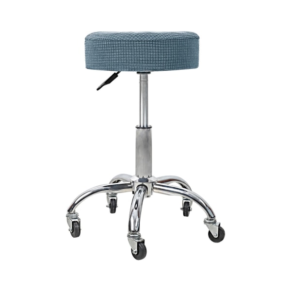 Sofa Stoltrekk Vanntett Plaid Universal rund Stoltrekk Bar rund Swivel New Gray 32-38CM*10CM