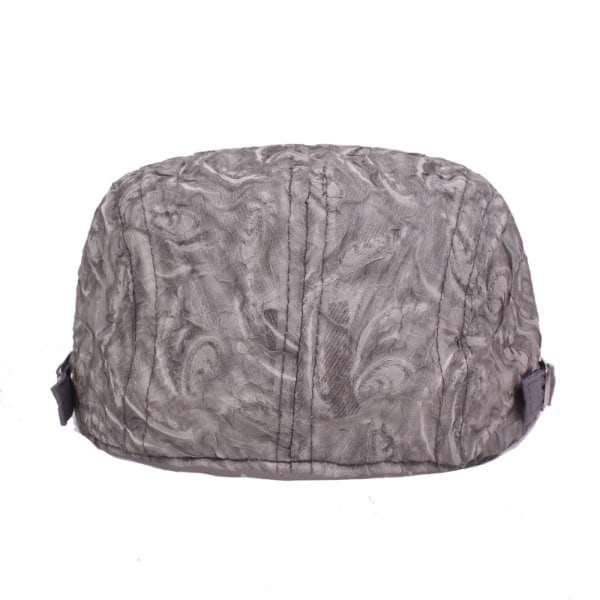 Beret lue blonder gasbind beret kvinners pustende topphette Lett mesh hatt i etnisk stil Dame solhatt Khaki Adjustable