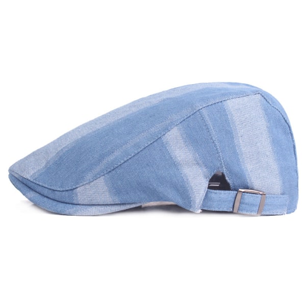 Baret Hat Youth Peaked Cap Herre Denim Beret British Retro Advance Hats Default Title