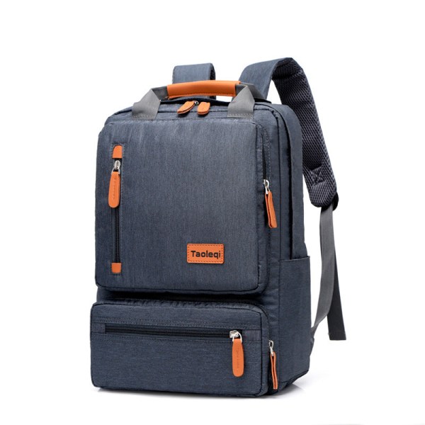 Gutteryggsekk Skoleveske Reiseveske Multifunksjonell Business Laptop Bag Dark gray