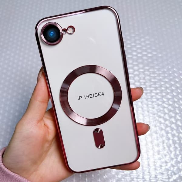 Etui til iPhone 17 Pro Rosa mønster magnetisk lukking