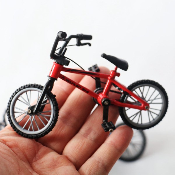 Miniature Møbler Legetøj Dukker Hus DIY Dekoration Tilbehør Mini Simulering Mountain Bike Double-pole mountain bike