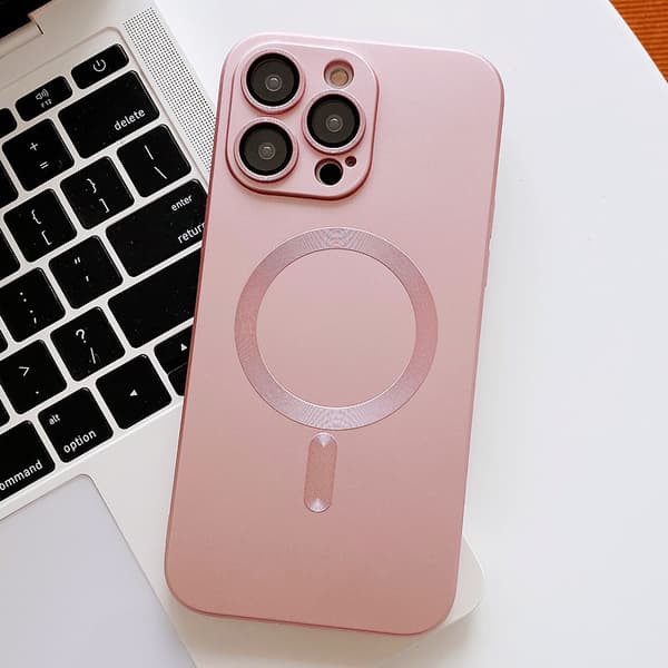 Etui til iPhone 17 Pink Magnetisk Simpel Blød